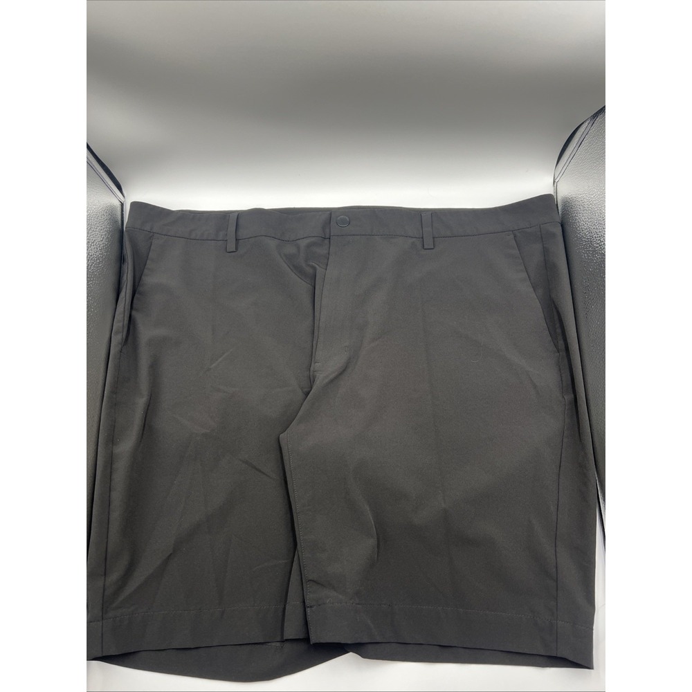 Cutter & Buck Mens Black Flat Front Short Size 42 With‎ 9" Inseam